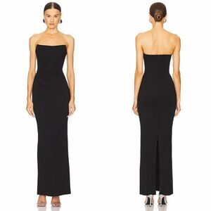 Michael Costello x REVOLVE Briggs Gown in Black Size XS $298